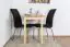 Table Junco 227A, solid pine wood, clear finish - H75 x W60 x L90 cm