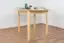 Side Table 003, pine wood, solid, clearly varnished - H75 cm - Ø100 cm 