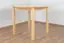 Side Table 003, pine wood, solid, clearly varnished - H75 cm - Ø100 cm 