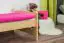 Children's bed / Youth bed 84A, solid pine wood, clear finish - 80 x 200 cm