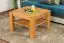 Coffee table Wooden Nature 421 Solid Core Beech - 45 x 65 x 65 cm (H x L x W)