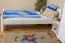 Children's bed / Youth bed 66, solid pine wood, white painted, incl. slatted bed frame - 90 x 200 cm