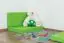 Seat cushion set of 2 for cot bunk bed / functional bed Tim - colour: green