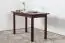 Table solid pine wood, Walnut colours Junco 227D (square) - 120 x 60 cm (W x D)