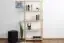 5-Tier Shelving Unit Junco 55B, solid pine, clearly varnished - H164 x W70 x D30 cm