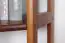 Shelf / Corner shelf solid pine wood, Oak colours rustic Junco 58 - Measurements: 200 x 71 x 54 cm (H x W x D)