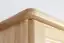 Cabinet solid pine wood wood wood wood wood wood Natural Junco 40 - Measurements: 195 x 84 x 42 cm (H x W x D)