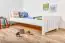 Children bed / Kid bed solid pine wood, White 66, incl. slatted frame - 80 x 200 cm (W x L)