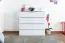 Chest of drawers Sabadell 20, Colour: White / White high gloss - 87 x 90 x 48 cm (h x w x d)