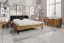 Double bed Masterton 01 solid oiled Wild Oak - Lying area: 160 x 200 cm (w x l)
