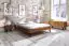 Double bed Masterton 03 solid oiled Wild Oak - Lying area: 180 x 200 cm (w x l)