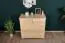 Chest of drawers 021, solid pine wood, clearly varnished, 5 drawer - H100 x W100 x D47 cm 