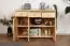 Sideboard 041, 3 drawer, 3 door, solid pine wood, clearly varnished - 85H x 118W x 42D cm
