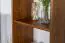 Tall 200cm Bookcase 001, solid pine wood, oak finish - H200 x L50 x D30 cm
