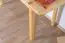 Extendable Dining Table 008, solid pine wood, clearly varnished - H75 x W120/150 x D60 cm 