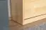 Shoe cabinet 003 solid, natural pine wood - Dimensions 115 x 72 x 29 cm (H x B x T)