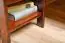 Bedside table solid pine wood, Walnut colours Junco 132 - Measurements: 45 x 34 x 29 cm (H x W x D)