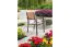 Atlanta aluminum garden armchair - aluminum color: anthracite, depth: 600 mm, width: 550 mm, height: 870 mm