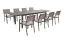 Dining table Boston extendable made of aluminum - Color: anthracite, Length: 2000 / 2940 mm, Width: 900 mm, Height: 750 mm