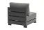 London lounge chair made of aluminum - color: anthracite, dimensions: 770 x 840 x 670 mm