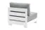 London lounge chair made of aluminum - color: white, dimensions: 770 x 840 x 670 mm