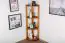 Shelf / Corner shelf solid pine wood, Oak coloured Junco 61 - Measurements: 125 x 40 x 30 cm (H x W x D)