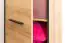 Cupboard Altels 06, Colour: Riviera Oak / Dark Brown - 185 x 48 x 40 cm (h x w x d)