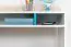Children's room - Desk Aalst 23, Colour: Oak / White / Blue - Measurements: 86 x 125 x 55 cm (H x W x D)