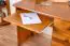 Desk Junco 191, solid pine wood, Oak  - Measurements: 75 x 100 x 55 cm (H x W x D)