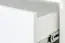 Shoe cabinet Sabadell 08, Colour: White / white high gloss - 108 x 60 x 38 cm (h x w x d)