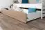 Drawer for kid bed Hermann 01, Colour: White bleached / Nut colours, solid wood - 29 x 90 x 192 cm (H x W x L)