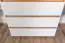 Children's room - Chest of drawers Alard 05, Colour: Oak / White - Measurements: 94 x 80 x 40 cm (H x W x D)