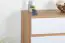 Children's room - Chest of drawers Alard 06, Colour: Oak / White - Measurements: 94 x 120 x 40 cm (h x w x d)