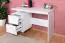 Desk Amanto 12, Colour: White / Ash - Measurements: 79 x 120 x 52 cm (H x W x D)