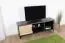 TV - base cabinet Amanto 8, Colour: Black / Ash - Measurements: 54 x 150 x 40 cm (H x W x D)