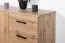 Dresser Trevalli 6, Colour: Oak / Black - Measurements: 88 x 141 x 40 cm (H x W x D)