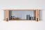 Suspended rack / Wall shelf Atule 08, Colour: Oak / Grey - Measurements: 28 x 100 x 24 cm (H x W x D)