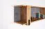 Suspended rack / Wall shelf Atule 08, Colour: Oak / Grey - Measurements: 28 x 100 x 24 cm (H x W x D)