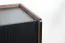 Chest of drawers Mairenke 05, Colour: Wallnut / Black matt - Measurements: 79 x 150 x 40 cm (H x W x D)