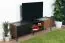 TV base cabinet Mairenke 07, Colour: Walnut / black matt - Measurements: 47 x 150 x 40 cm (H x W x D)