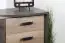 Dresser Sichling 14, Frame right, Colour: Oak Brown - Measurements: 87 x 80 x 46 cm (h x w x d)