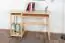 Desk solid, natural pine wood Junco 194 - Dimensions 75 x 120 x 50 cm