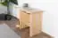 Desk solid, natural pine wood Junco 195 - Dimensions 75 x 103 x 57 cm