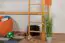 Children's bed / Loft bed solid pine wood wood wood wood wood wood Alder 120 - Lying area 90 x 200 cm