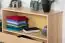 Low 83cm Drawer Standard Bookcase Junco 49A, solid pine, clearly varnished - H83 x W100 x D42 cm