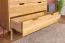Chest of drawers solid Oak Natural Aurornis 32 - Measurements: 84 x 96 x 40 cm (H x W x D)