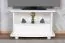 TV cabinet solid pine solid wood white lacquered Junco 200 - Dimensions 46 x 72 x 44 cm
