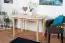 Dining Table Junco 229A, solid pine wood, clear finish - H75 x W75 x L120 cm
