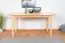 Dining Table Junco 230B, solid pine wood, clear finish - H75 x W75 x L150 cm