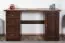 Solid pine desk in walnut color Pipilo 18 - Dimensions: 75 x 139 x 54 cm (H x W x D)